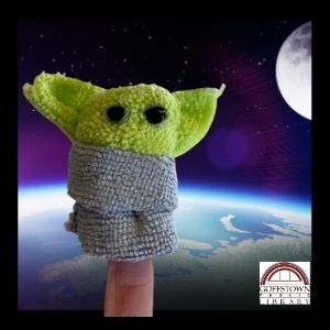Plush Baby Yoda Finger Puppet